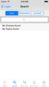 iPhone Search  Screen